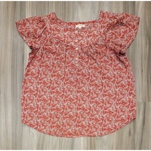 Max Studio Red Top Blouse size medium